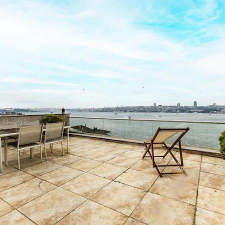Duplex Flat W Panoramic Bosphorus View And Terrace Istambul Exterior foto