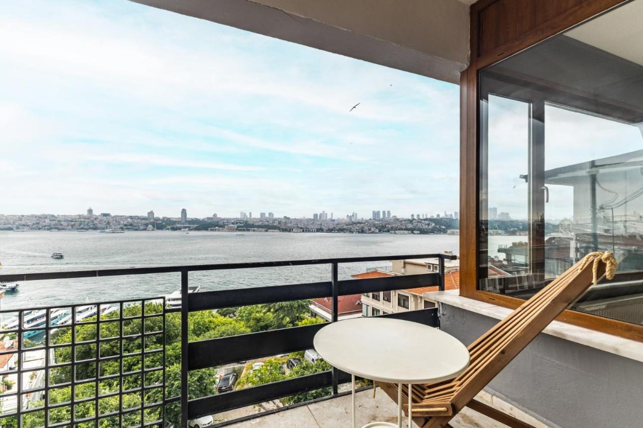 Duplex Flat W Panoramic Bosphorus View And Terrace Istambul Exterior foto