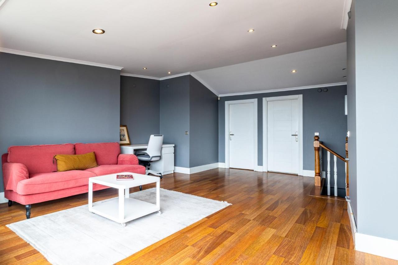 Duplex Flat W Panoramic Bosphorus View And Terrace Istambul Exterior foto