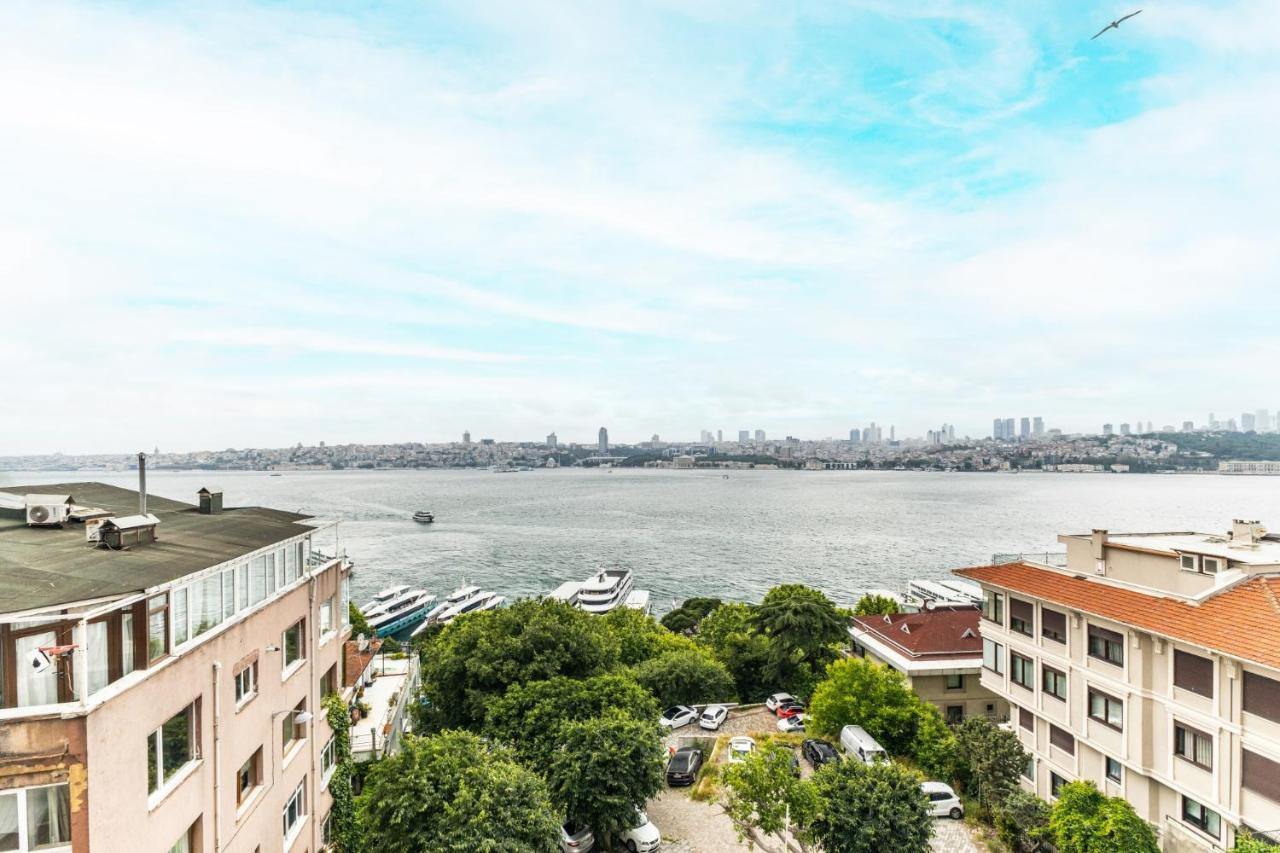Duplex Flat W Panoramic Bosphorus View And Terrace Istambul Exterior foto